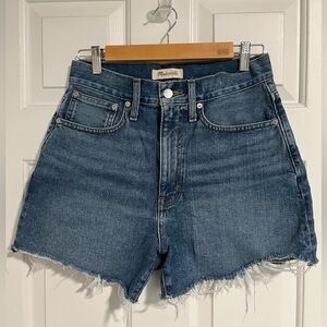 Madewell, size 27 Cut off Jean shorts, high waisted and baggy.